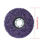 10 Pack: 4-1/2" x 7/8" Diamond Discs Stripping Wheel (5 pcs purple & 5 pcs blue)