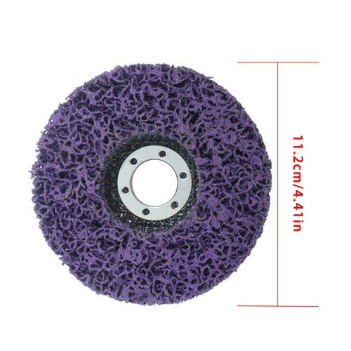 10 Pack: 4-1/2" x 7/8" Diamond Discs Stripping Wheel (5 pcs purple & 5 pcs blue)