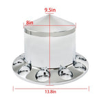 33mm Spiked Axle Cover Set Rear Axle Complete Wheel Cover Fits For Semi Truck