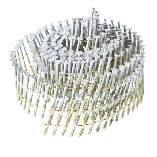 3600Pcs Siding Nails 2 x 0.092 15 Degree Collated Wire Coil Full Round Head US