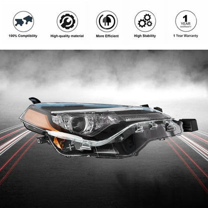 Fit For Toyota Corolla L LE Eco 2017-2019 RH Headlight Replacement Halogen