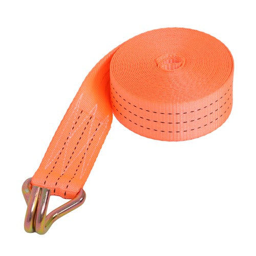10 Pack 1.5" x 20' 4000lbs Ratchet Straps W/ J Hook Heavy Duty Orange Tie Downs