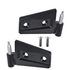 Set of 2 Door Hinges Black Suit For Jeep Wrangler 2007 2008-2017 Unlimited JK