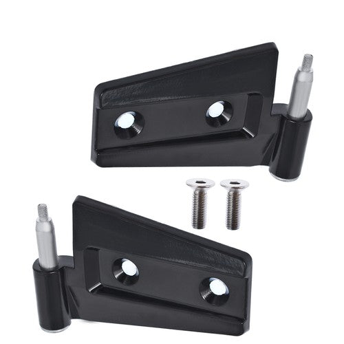 Set of 2 Door Hinges Black Suit For Jeep Wrangler 2007 2008-2017 Unlimited JK