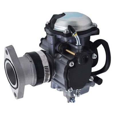 Carburetor W/ Intake Manifold Boot Fit For Yamaha Big Bear Wolverine 350 YFM350