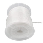 5/16 Inch 250ft White Nylon Solid Braid Rope | High UV & Abrasion Resistance