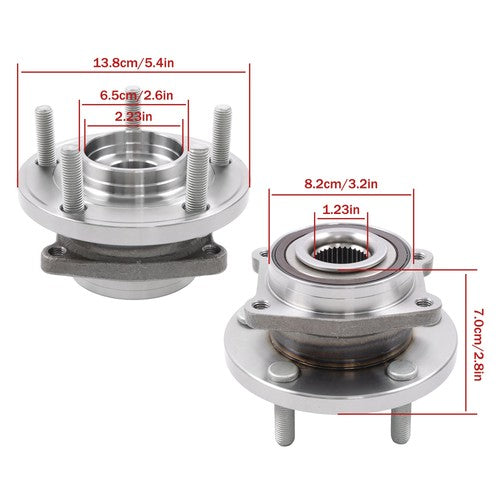 1pc Front Wheel Bearing Hub For Dodge Avenger Chrysler 200 Sebring Cirrus 513263