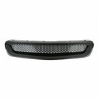 Black Mesh ABS Front Hood Grille Grill For 1996-1998 Honda Civic EJ JDM Type R