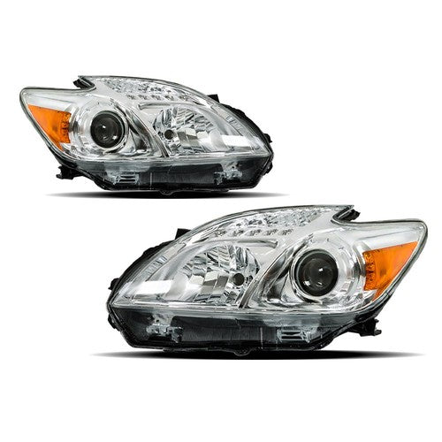 Headlights Headlamps For Toyota Prius 2012-2015 Replacement Right&Left Halogen