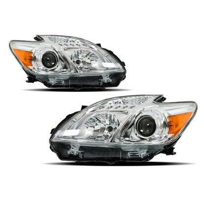 Headlights Headlamps For Toyota Prius 2012-2015 Replacement Right&Left Halogen