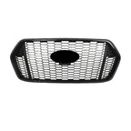 New For Transit T150 T250 T350 2020-2022 Glossy Black Plastic Front Upper Grille