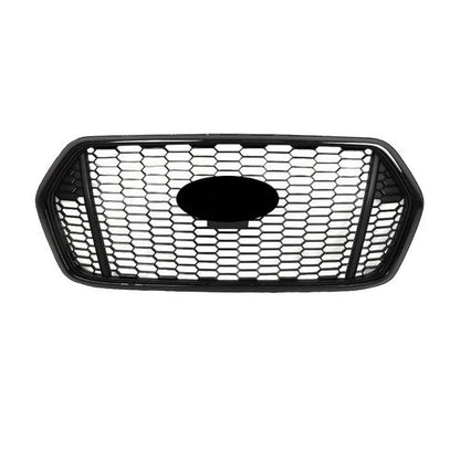 New For Transit T150 T250 T350 2020-2022 Glossy Black Plastic Front Upper Grille