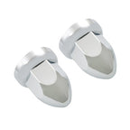 40pcs ABS Chrome 33mm Push-on Bullet Flanged Lug Nut Covers for Semi Trucks