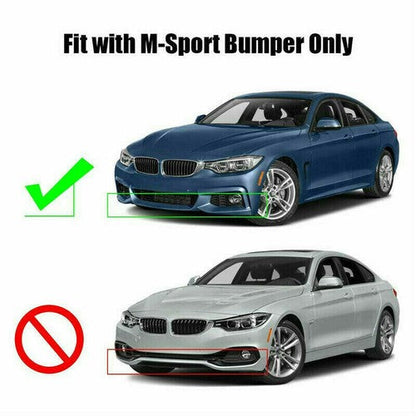 Front Bumper Fog Light Grill For 2014-20 BMW 4 Series F32 428i 430i 440i M Sport