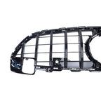 For Mercedes Benz C200 C300 2022-2024 W206 Gloss Black Front Bumper Grille Grill
