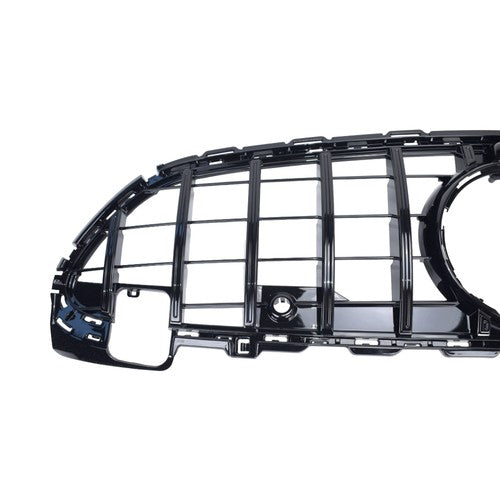 For Mercedes Benz C200 C300 2022-2024 W206 Gloss Black Front Bumper Grille Grill