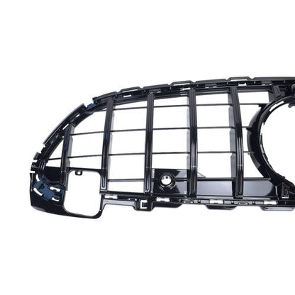 For Mercedes Benz C200 C300 2022-2024 W206 Gloss Black Front Bumper Grille Grill