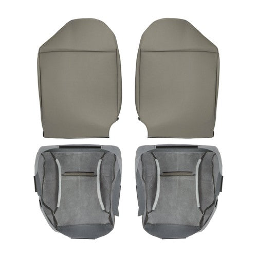 LH+RH Bottom & Top Leather Seat Cover For Dodge Ram 1500 2500 3500 1998-2002 NEW