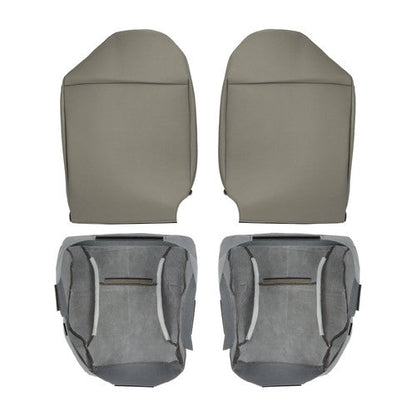 LH+RH Bottom & Top Leather Seat Cover For Dodge Ram 1500 2500 3500 1998-2002 NEW