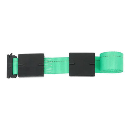 Heavy Duty E Track System 2 Ratchet Straps 4 Wheel Chocks Mounting Kit Green