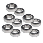10Pcs 1641-2RS Deep Groove Ball Bearings 1In Inner Dia 2In OD 9/16In Bore Sealed