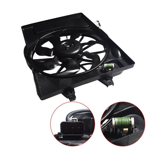 HY3115156 AC Radiator Cooling Fan Assembly For Elantra GT 2018 2.0L 25380F2000