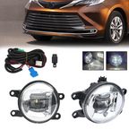 LED Fog Driving Lights Set for 2021-2025 2023 for TY Sienna Harness Switch Kits