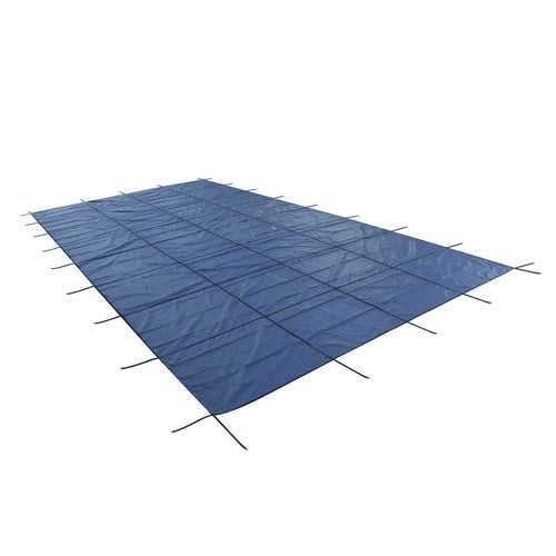 Inground Pool Safety Cover 20' × 40' Rectangle Safety Pool Covers Blue Mesh