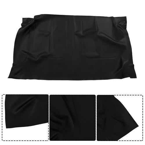 Black Front Seat Bottom Cover 2007-2016 For Yamaha G29 / Drive Golf Cart