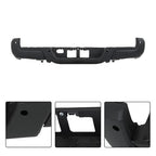 Rear Step Bumper Assembly With Sensor Holes Black For Toyota Tacoma 2016-2023