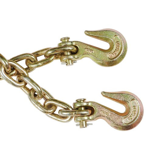 3/8" 20' G70 Tow Chain Tie Down Binder With Grade 70 Hooks New