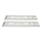 1 Pair 6063 Aluminum Silver 84" ������������������ 14" Ramps 6000Lbs Car Trailer Truck Hook End