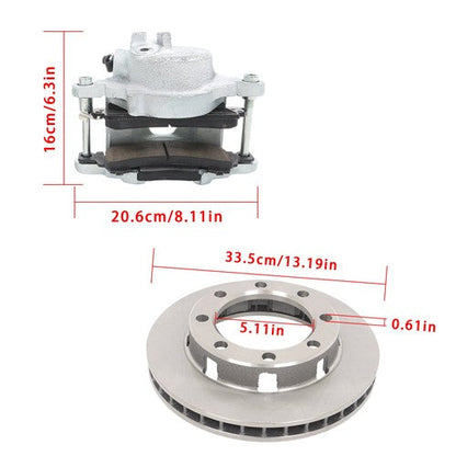 For Chevrolet Disk Brakes 14 Bolt Complete Disc Brake Conversion Kit 10.5 SRW