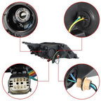Left+Right Halogen Fit For 15-20 Chevrolet Impala Headlight Headlamps Pair Black