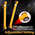4 Piece Adjustable Front Upper Lower Control Arms for Dodge Ram 3500 1994-2009 0-6