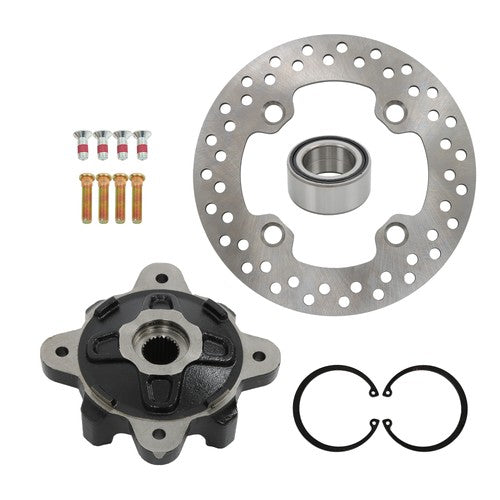 Front Wheel Hub Brake Rotor Kit For Polaris RZR570 RZR900 ACE570 ACE900 5137127