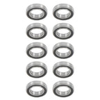10Pcs 6008-2RS Bearings 40×68×15mm Double Rubber Seals Deep Groove Ball Bearing