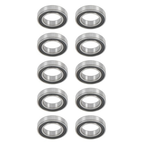 10Pcs 6008-2RS Bearings 40×68×15mm Double Rubber Seals Deep Groove Ball Bearing