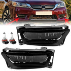 Fit for 2013 2014 2015 Honda Accord Sedan Smoke Front Bumper Fog Lights Bulbs