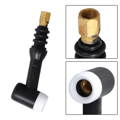 TIG Welding Torch Kit - Alumina Nozzle, Collets, Stubby Gas Lens 123 Pcs