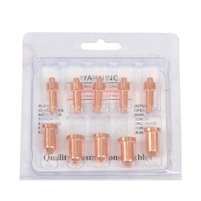 10Pcs Plasma Electrode 249926 Tip 249928 Nozzle for Miller XT40 XT30 XT30C Torch