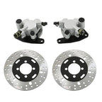 New For Yamaha Big Bear 350 400 YFM350/400 Front Brake Calipers & Disc Rotors