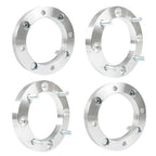 Wheel Spacers 4x156 1" 131mm M12x1.5 Silver 4Pcs For Polaris Polaris RZR 2015+
