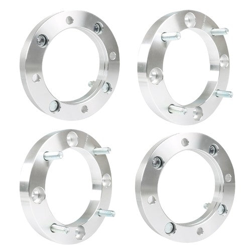 Wheel Spacers 4x156 1" 131mm M12x1.5 Silver 4Pcs For Polaris Polaris RZR 2015+