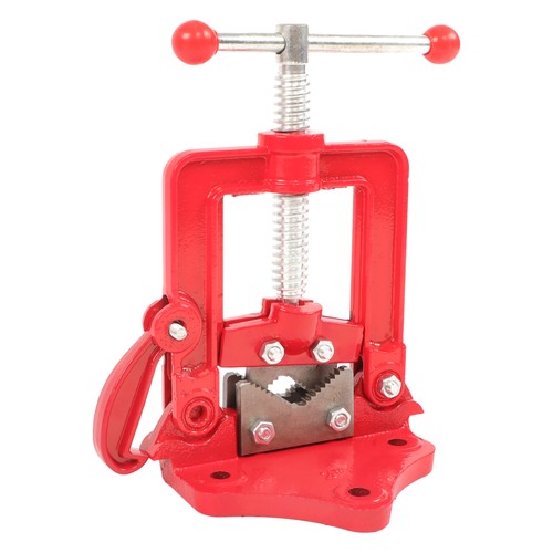 Handheld Pipe Cutter Thread Tool Pipe Threader Ratchet Type With 5 Dies Set