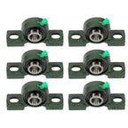 6�� UCP204-12 Pillow Block Mounted Ball Bearing 3/4" Bore Cast Iron Base