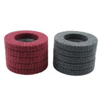 10 Pcs 4-1/2" Scour Flap Discs 320 & 600 Grit Sanding Discs for Angle Grinder