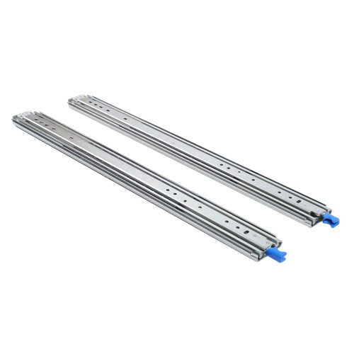 1 Pair With Lock Heavy Duty Drawer Slides 28 Inch 500 Lbs Extension Rails Rail