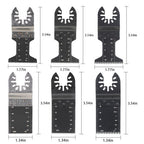 48PCS Metal Wood Universal Oscillating Multitool Quick Release Saw Blades Kit