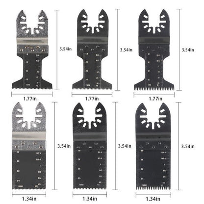 48PCS Metal Wood Universal Oscillating Multitool Quick Release Saw Blades Kit